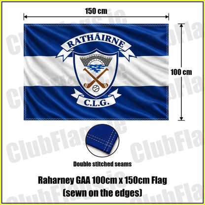 Raharney GAA 100cm x 150cm Flag (sewn on the edges) - ClubFlags.ie