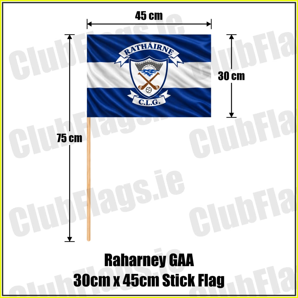 Raharney GAA 30cm x 45cm Stick Flag - ClubFlags.ie