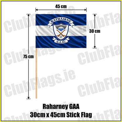 Raharney GAA 30cm x 45cm Stick Flag - ClubFlags.ie