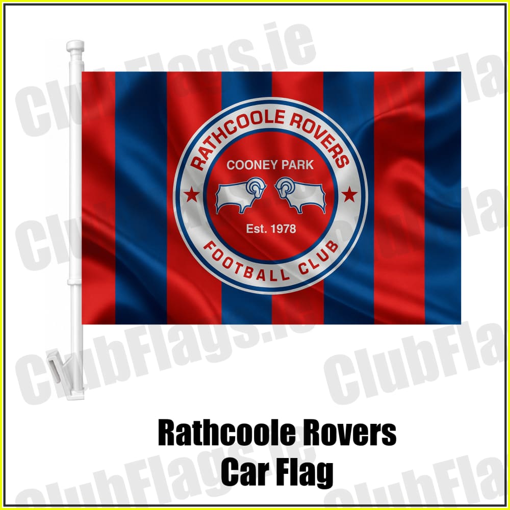 Rathcoole Rovers Car Flag - ClubFlags.ie