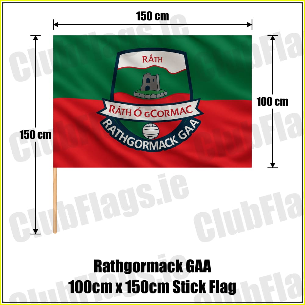 Rathgormack GAA 100cm x 150cm Stick Flag - ClubFlags.ie
