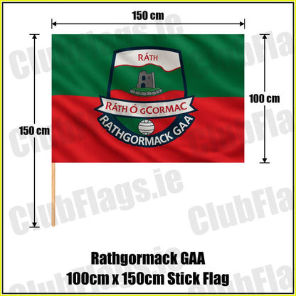 Rathgormack GAA 100cm x 150cm Stick Flag - ClubFlags.ie