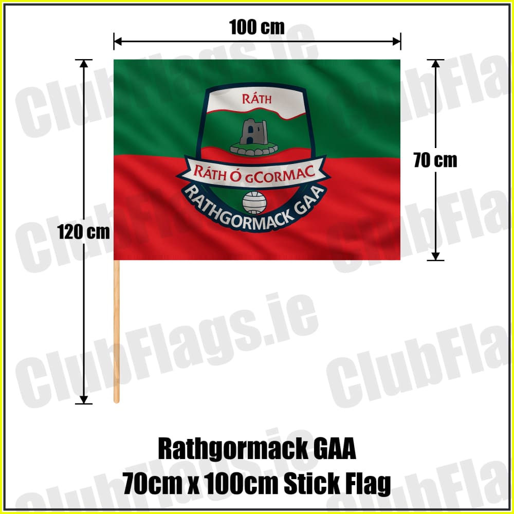 Rathgormack GAA 70cm x 100cm Stick Flag - ClubFlags.ie