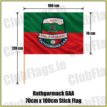 Rathgormack GAA 70cm x 100cm Stick Flag - ClubFlags.ie