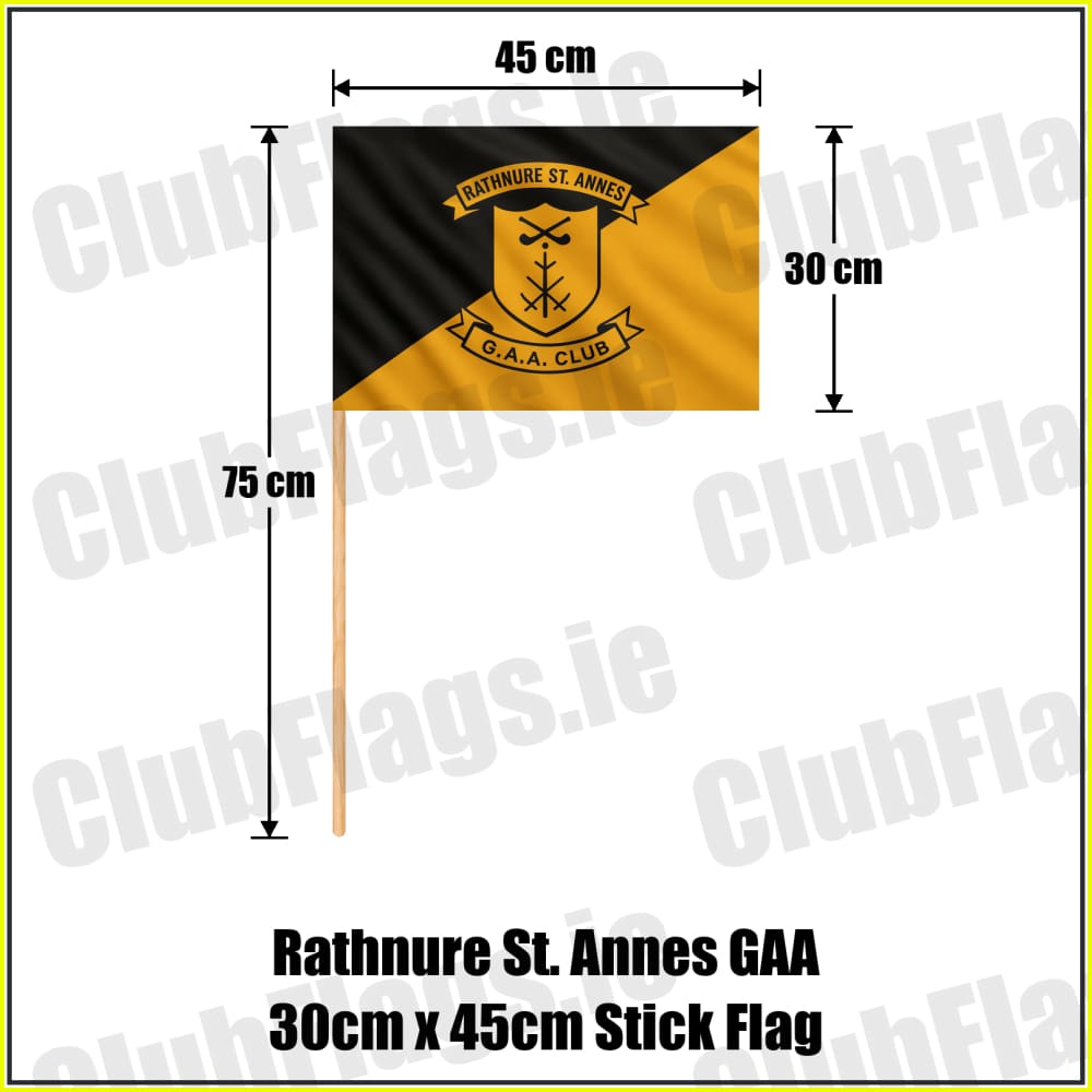 Rathnure St. Annes GAA 30cm x 45cm Stick Flag - ClubFlags.ie