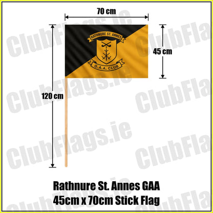 Rathnure St. Annes GAA 45cm x 70cm Stick Flag - ClubFlags.ie