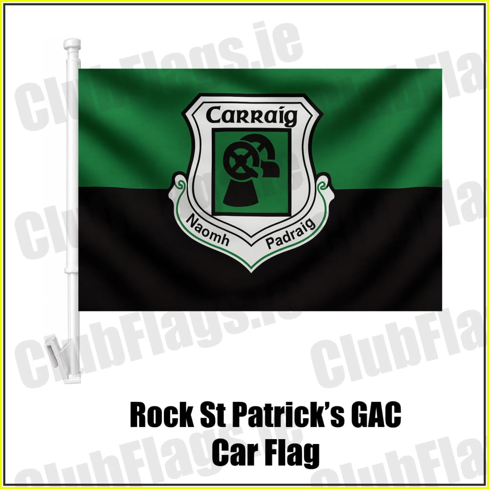 Rock St Patrick’s GAC Car Flag - ClubFlags.ie