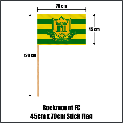 Rockmount FC 45cm x 70cm Stick Flag - ClubFlags.ie