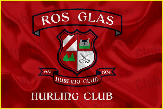 Ros Glass Kildare GAA Club Flag - GAA Clubs