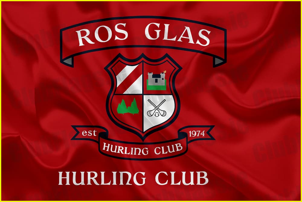 Ros Glass Kildare GAA Club Flag - GAA Clubs