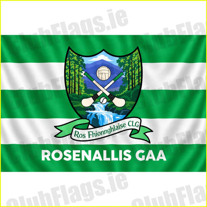 Rosenallis GAA club flag artwork - ClubFlags.ie