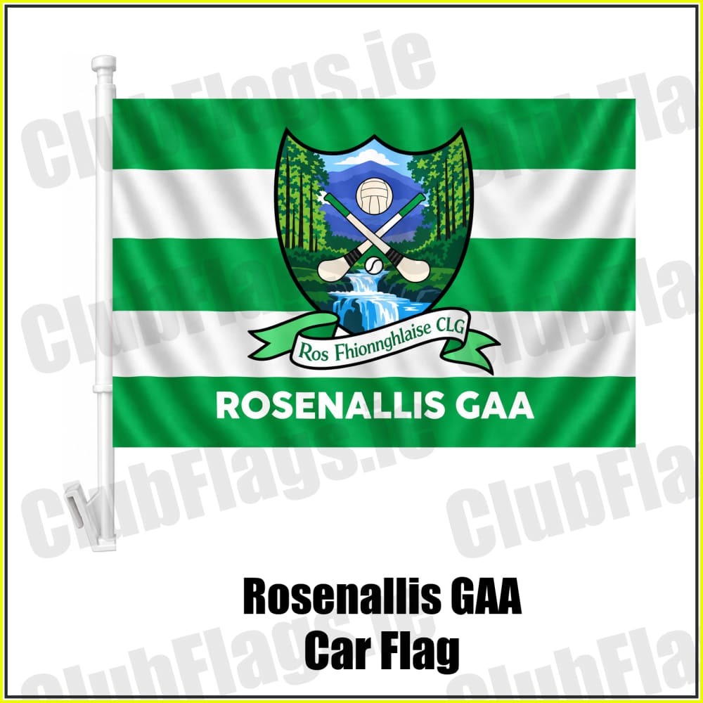 Rosenallis GAA Car Flag - ClubFlags.ie