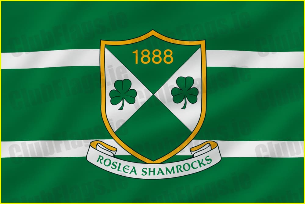 Roslea Shamrocks Fermanagh Club Flag - GAA Clubs