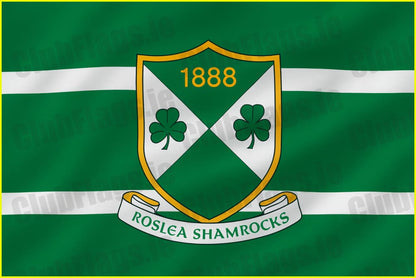 Roslea Shamrocks Fermanagh Club Flag - GAA Clubs