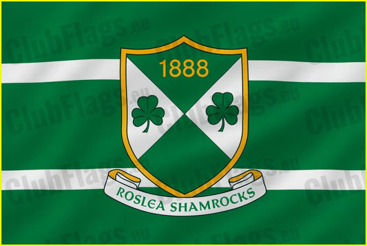 Roslea Shamrocks Fermanagh Club Flag - GAA Clubs