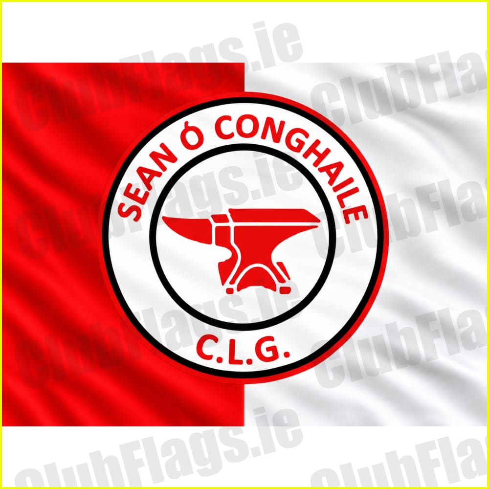 Sean Connollys GAA original club flag artwork - ClubFlags.ie