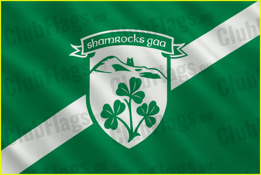 Shamrocks GAA Wexford Club Flag - GAA Clubs