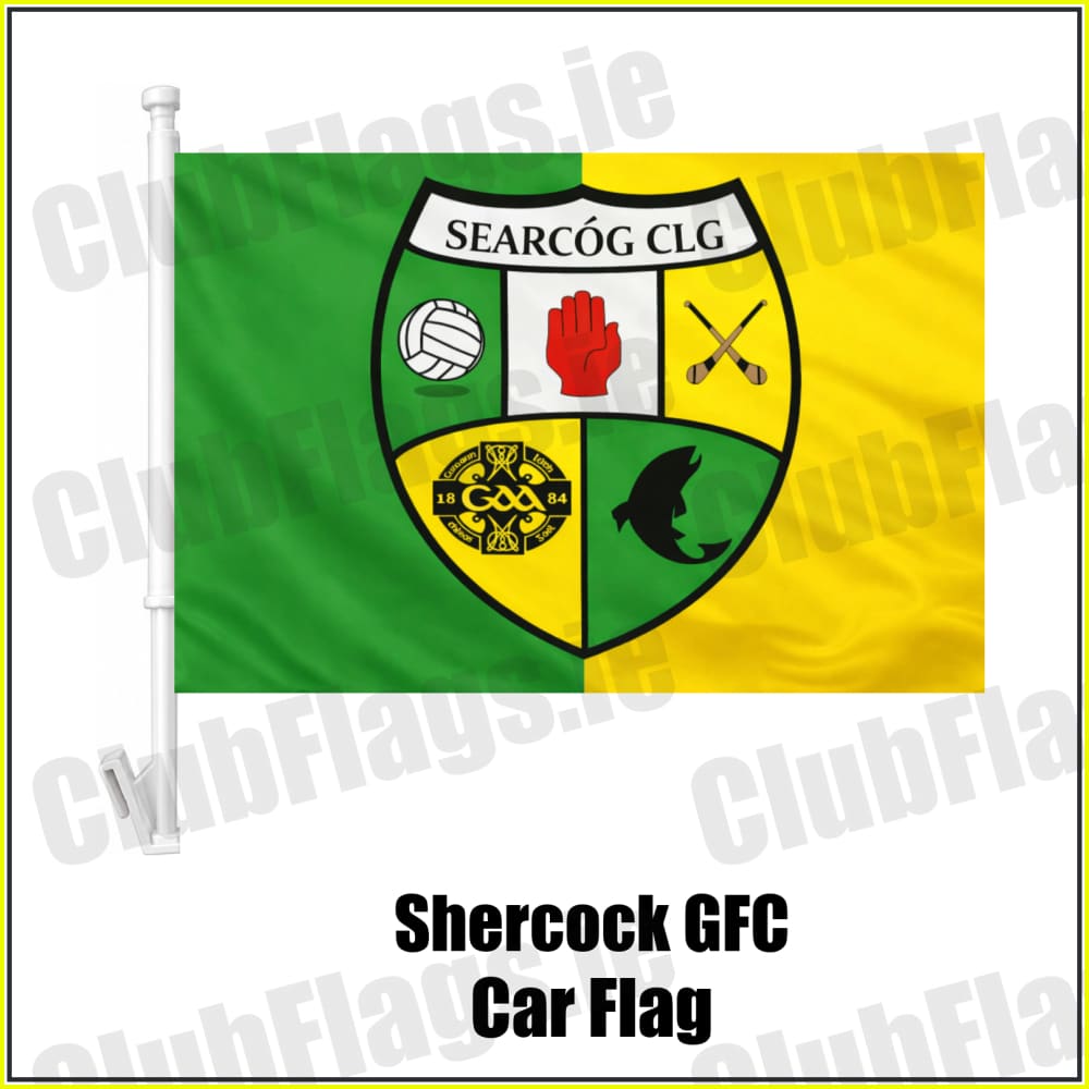 Shercock GFC Car Flag - ClubFlags.ie
