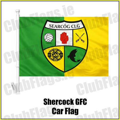 Shercock GFC Car Flag - ClubFlags.ie