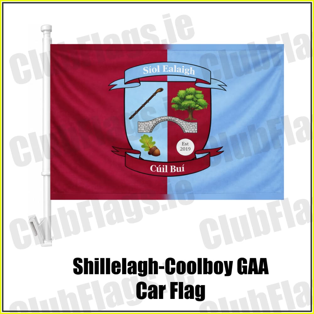 Shillelagh-Coolboy GAA Car Flag - ClubFlags.ie