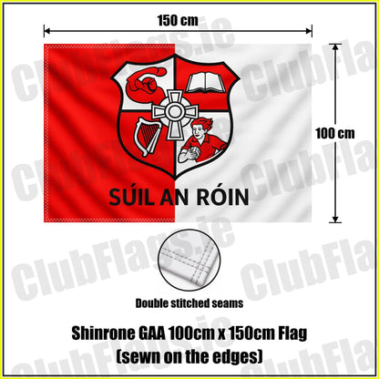 Shinrone GAA 100cm x 150cm Flag (sewn on the edges) - ClubFlags.ie