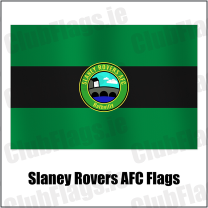 Slaney Rovers AFC Flags with the club crest and colours, Carlow football - ClubFlags.ie
