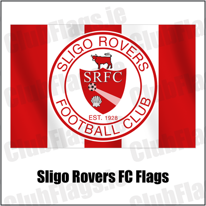 Sligo Rovers FC Flags with the club crest and colours, Sligo Football - ClubFlags.ie