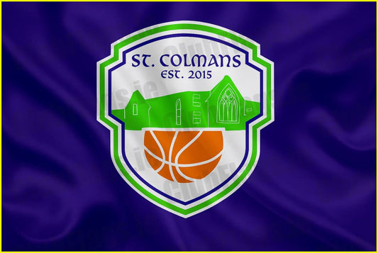 St Colmans Basketball Club Flag - Basketball Clubs