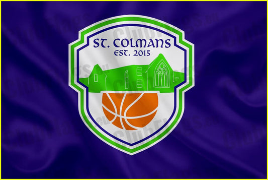 St Colmans Basketball Club Flag - Basketball Clubs