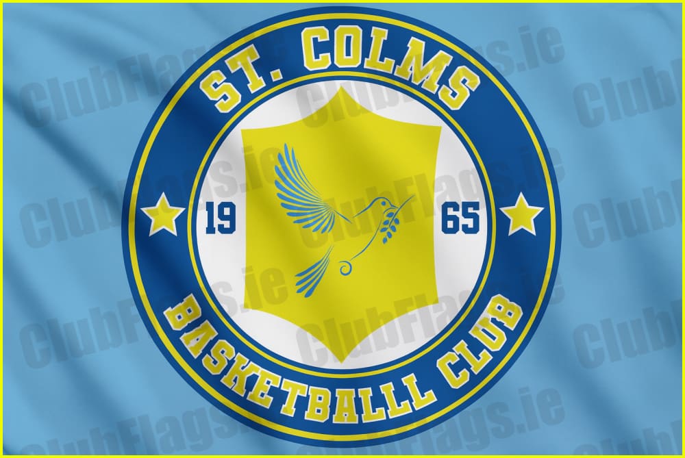 St Colms Basketball Club Limerick Flag - Basketball Clubs