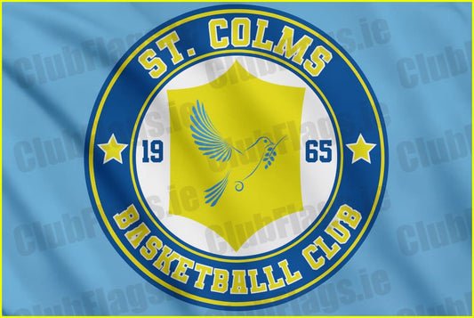 St Colms Basketball Club Limerick Flag - Basketball Clubs