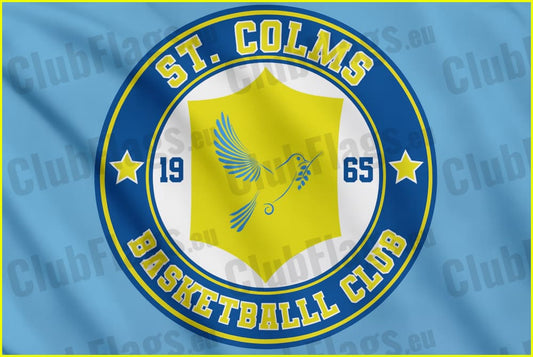 St Colms Basketball Club Limerick Flag - Basketball Clubs