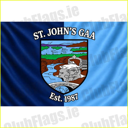 St. John’s Sligo GAA club flag artwork - ClubFlags.ie