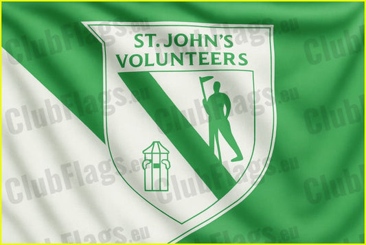 St Johns Volunteers GAA Club Flag - GAA Clubs