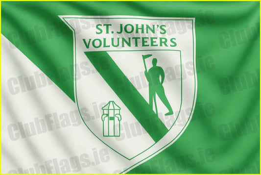 St Johns Volunteers GAA Club Flag - GAA Clubs