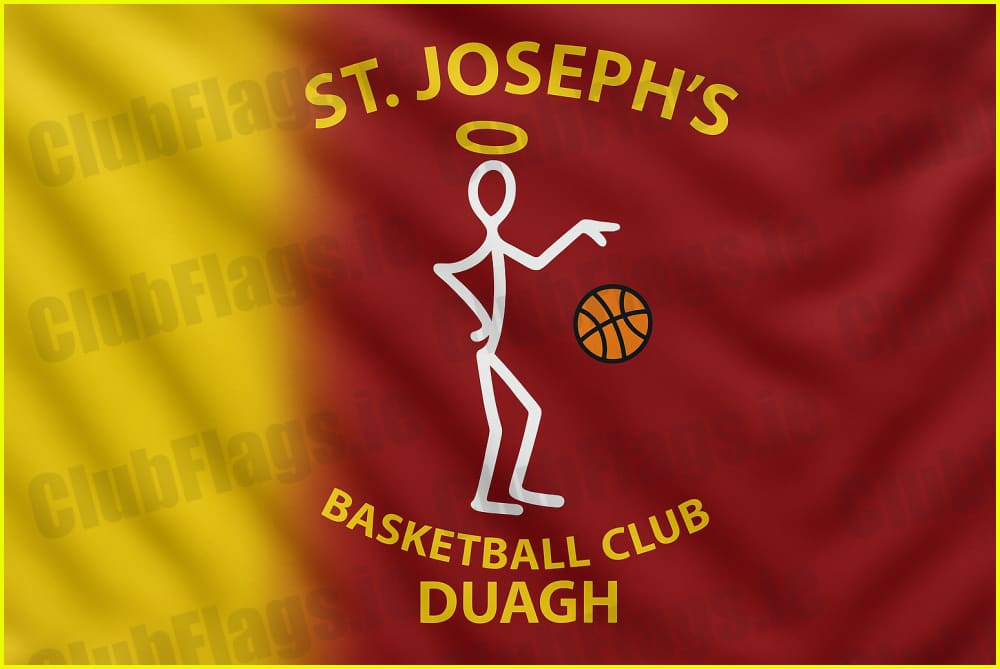 St Josephs Basketball Club Duagh Flag - Basketball Clubs