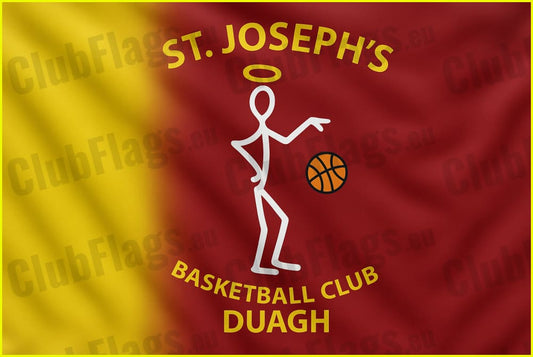 St Josephs Basketball Club Duagh Flag - Basketball Clubs