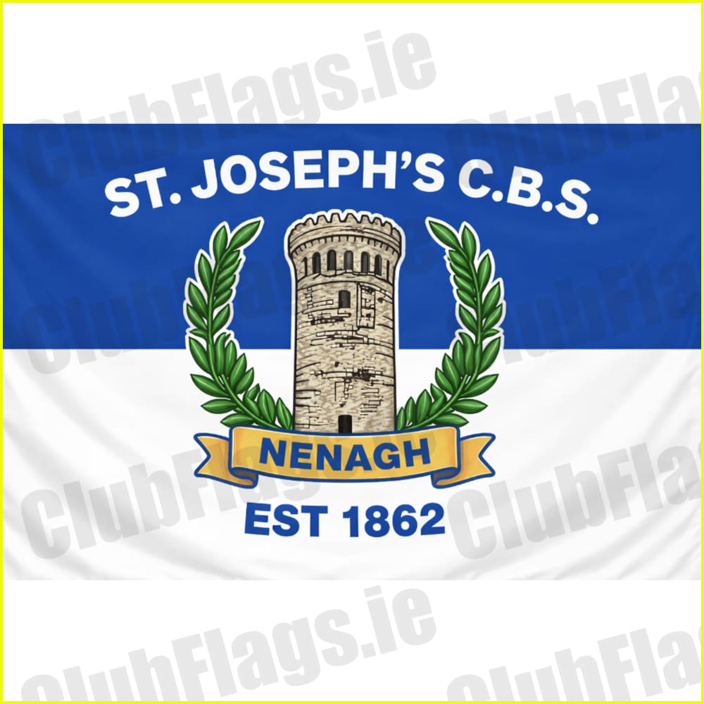 St Josephs CBS Nenagh club flag artwork - ClubFlags.ie