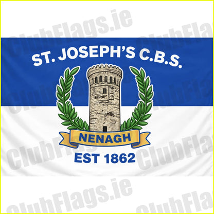 St Josephs CBS Nenagh club flag artwork - ClubFlags.ie