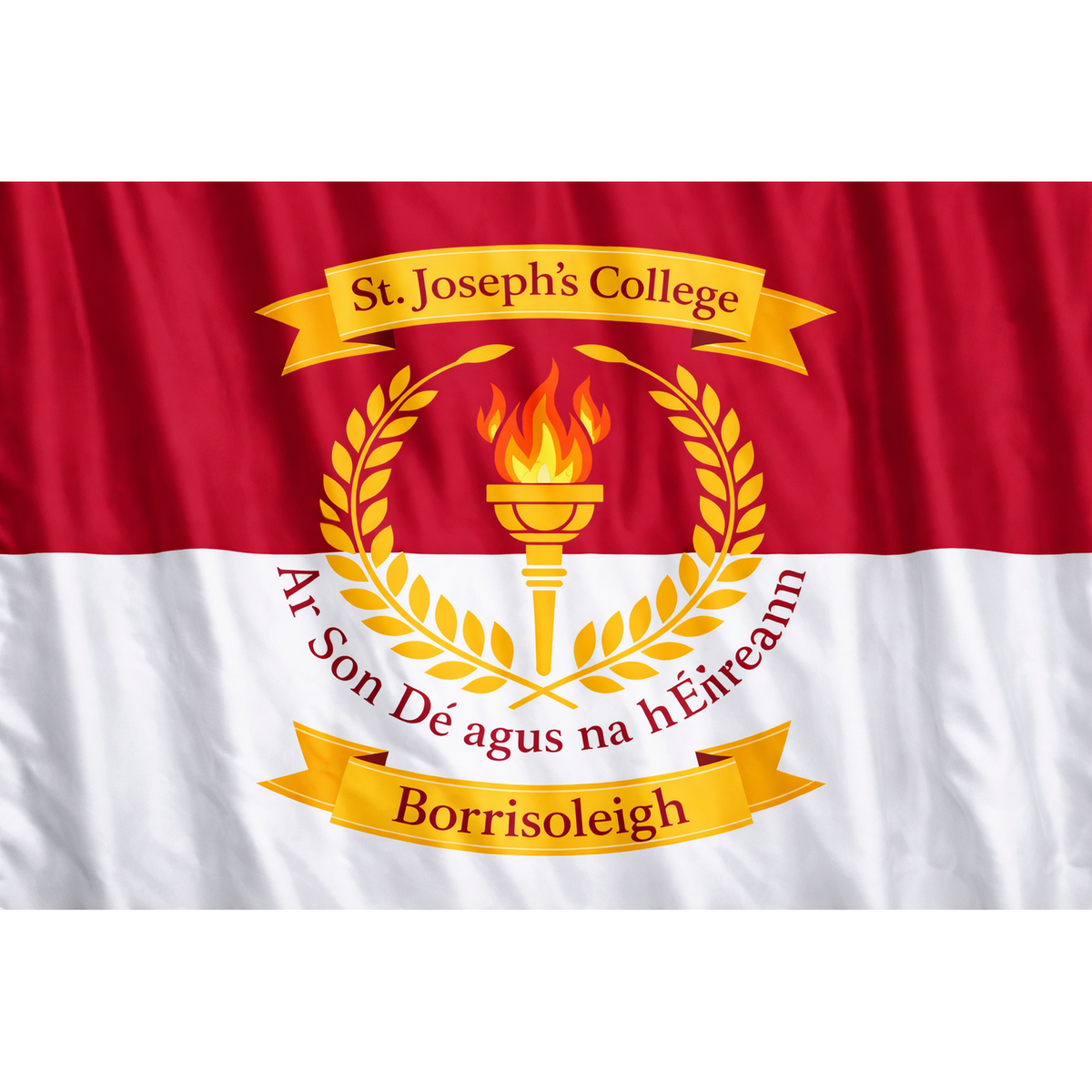 St. Joseph’s College Borrisoleigh club flag artwork - ClubFlags.ie