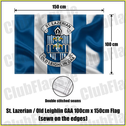 St. Lazerian / Old Leighlin GAA 100cm x 150cm Flag (sewn on the edges) - ClubFlags.ie