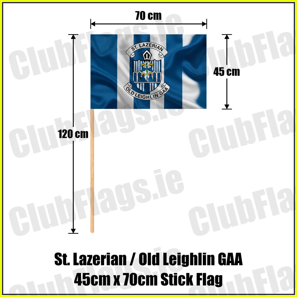 St. Lazerian / Old Leighlin GAA 45cm x 70cm Stick Flag - ClubFlags.ie