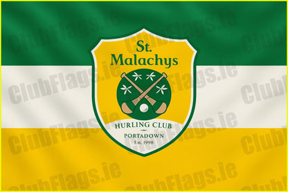 St Malachys Hurling Club Portadown Flag - GAA Clubs