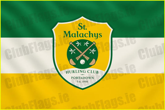 St Malachys Hurling Club Portadown Flag - GAA Clubs