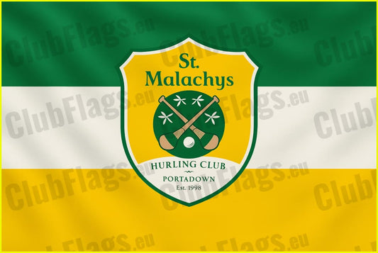 St Malachys Hurling Club Portadown Flag - GAA Clubs
