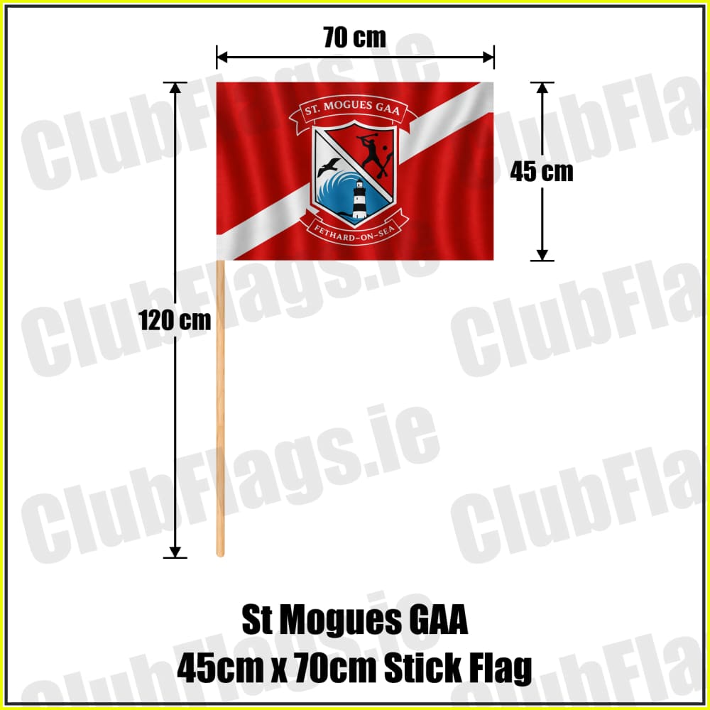 St Mogues GAA 45cm x 70cm Stick Flag - ClubFlags.ie