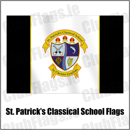 St. Patrick’s Classical School Flags with the club crest and colours, Meath GAA - ClubFlags.ie