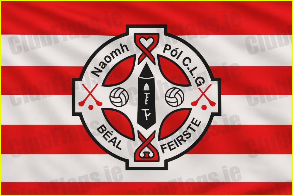 St Pauls Antrim GAA Club Flags - GAA Clubs
