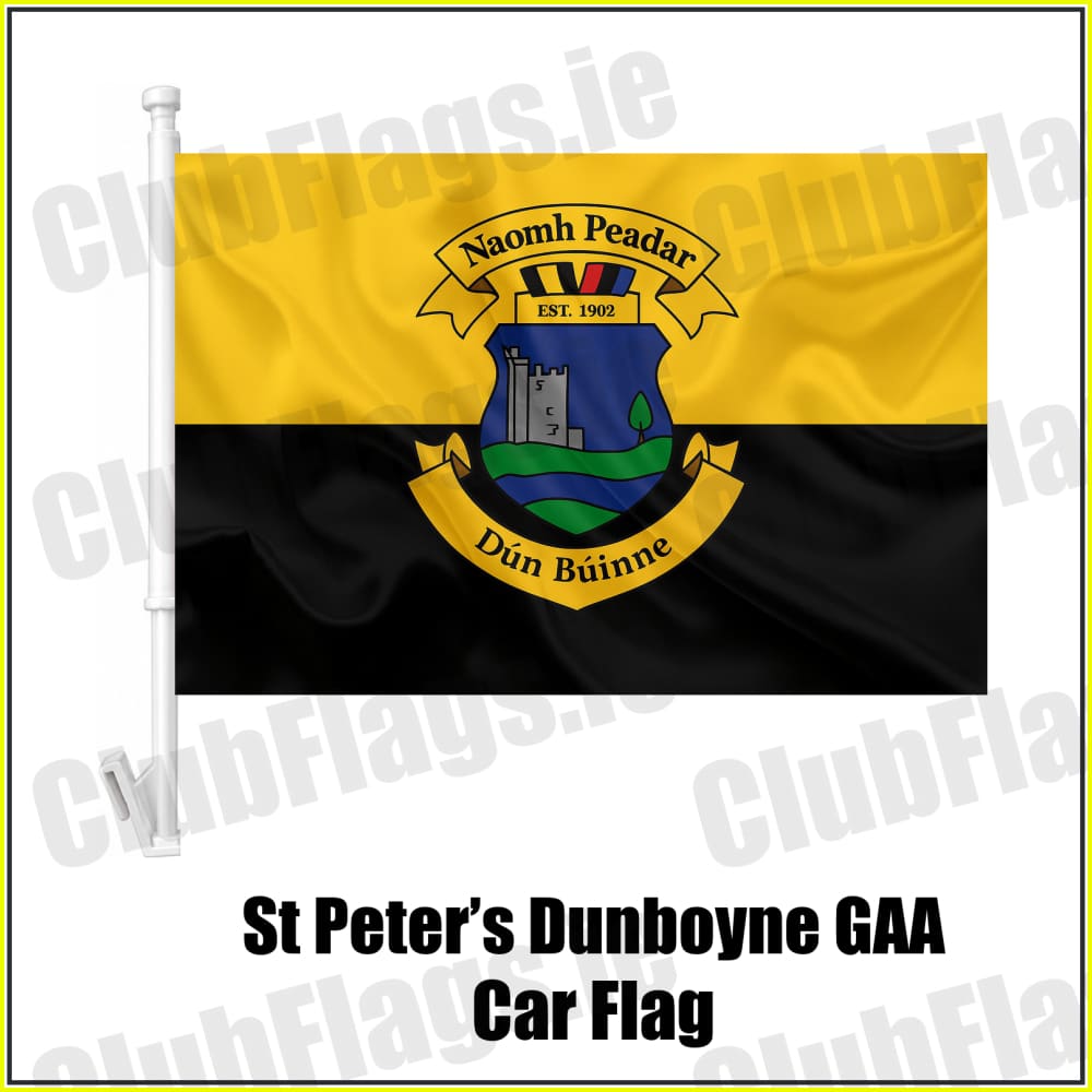 St Peter’s Dunboyne GAA Car Flag - ClubFlags.ie