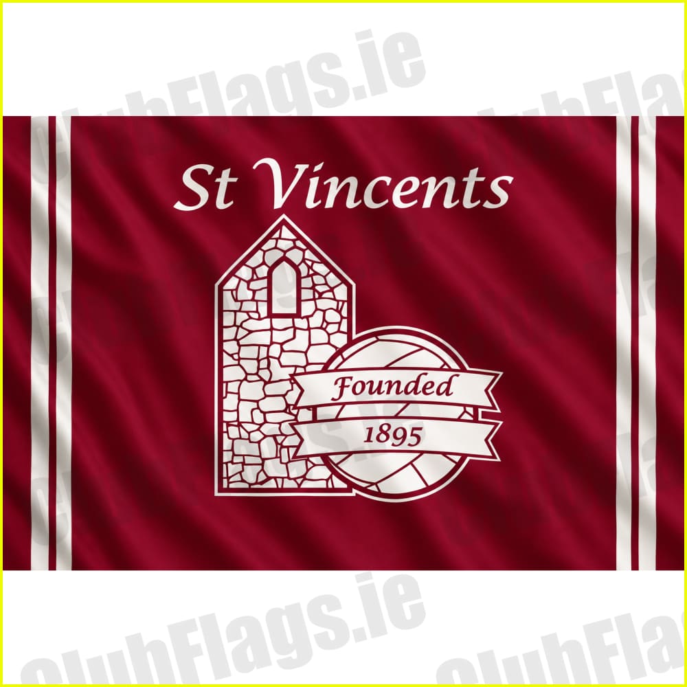 St Vincent Meath GAA original club flag artwork - ClubFlags.ie
